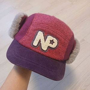 네파 유아 귀달이 털 모자 이미지