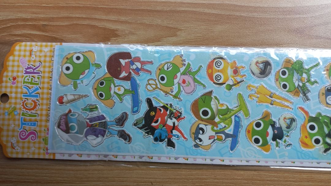 개구리중사 케로로 스티커 애니 캐릭터 이미지