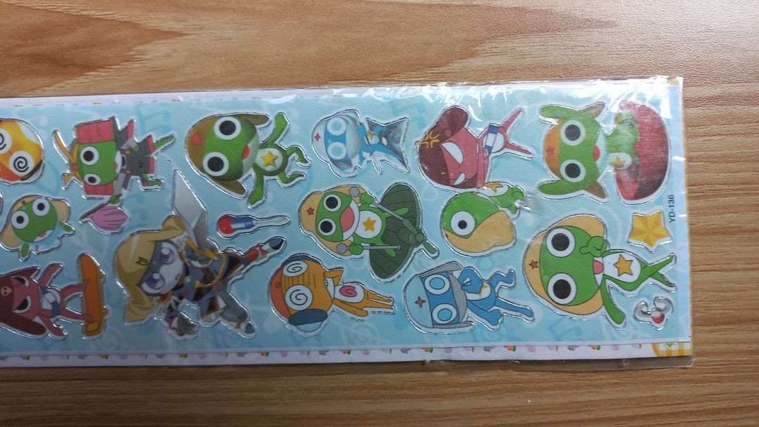 개구리중사 케로로 스티커 애니 캐릭터 이미지