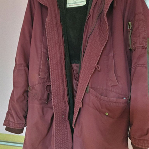 카이아크만 후드 털 야상 점퍼 xl