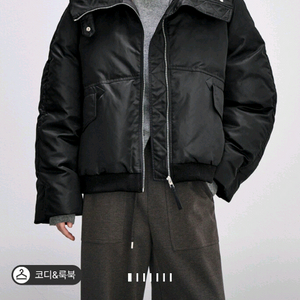 시스템 하이넥 구스 점퍼