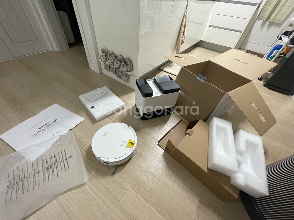 아이클레보,유진로봇 울트라 365-Slim 올인원청소기 판매합니다.--1