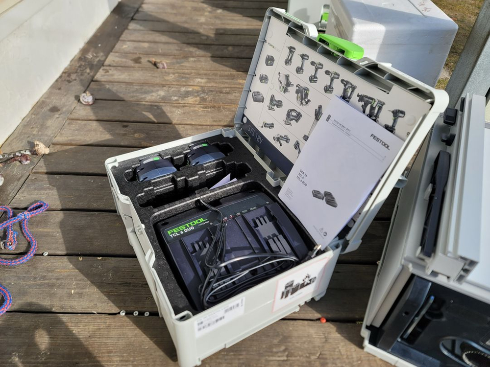 [미사용 ] 페스툴(Festool) CSC SYS 50 충전 테이블쏘 풀세트 이미지