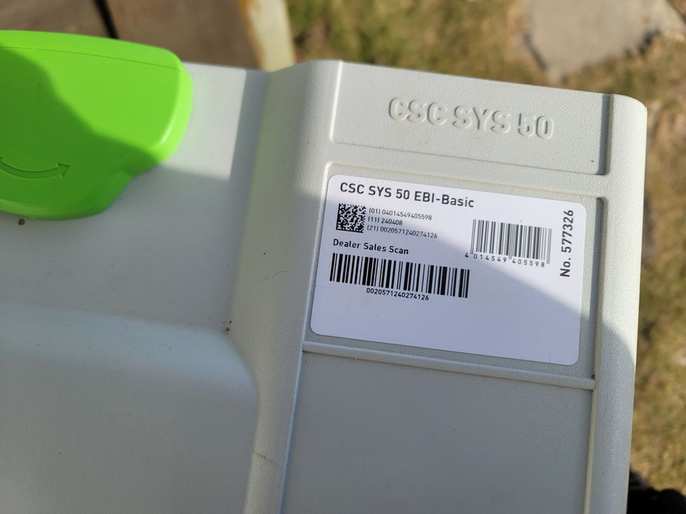 [미사용 ] 페스툴(Festool) CSC SYS 50 충전 테이블쏘 풀세트 이미지