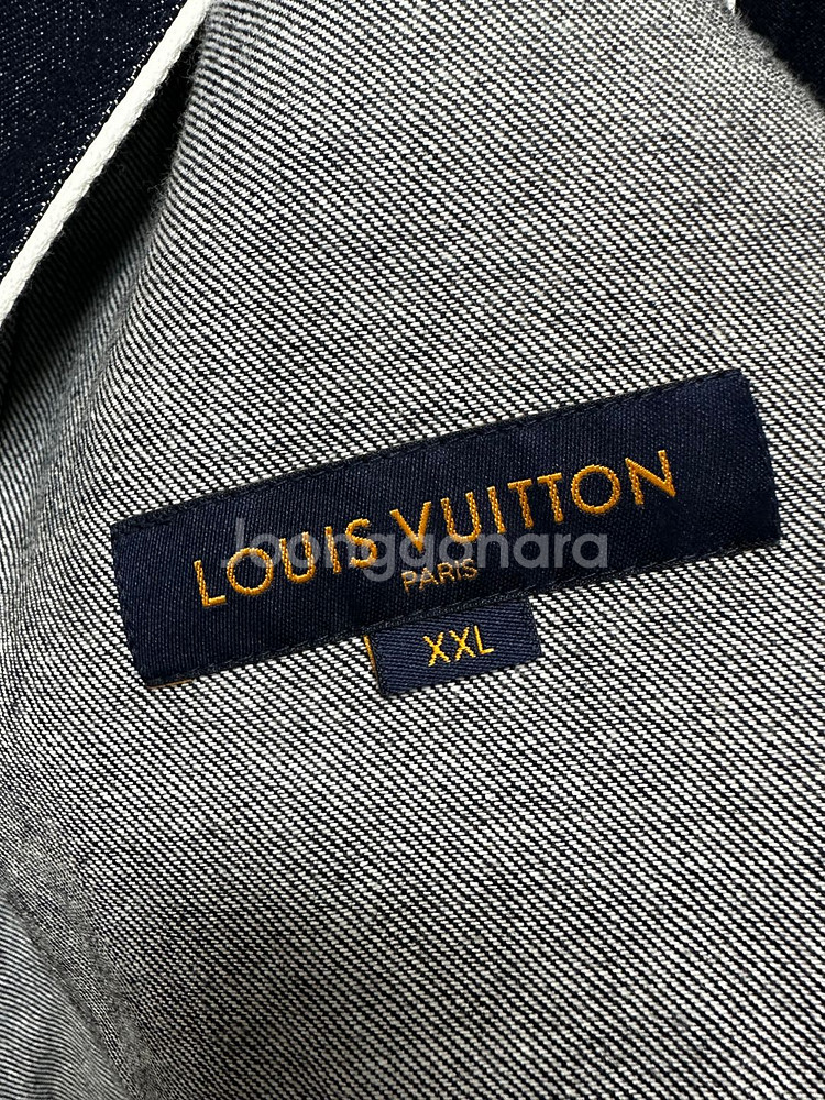 루이비통 LV 리프 데님 베이스볼 반팔셔츠 ( 110 )--6