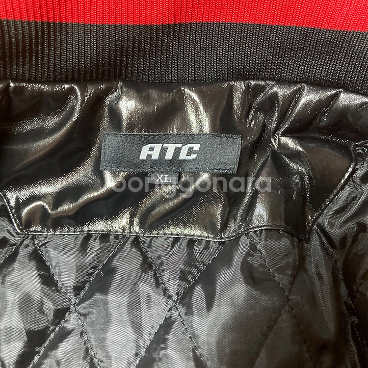 LG 트윈스 야구팀 유광 레더 점퍼--4