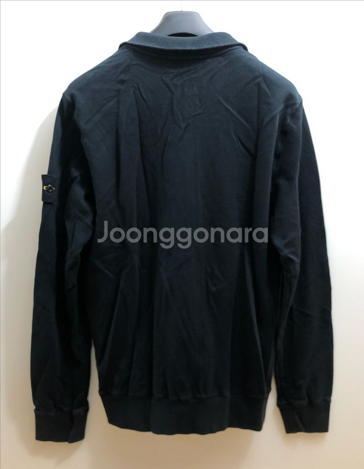 [L] 스톤아일랜드 코튼 집업 네이비--3