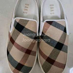 닥스키즈 체크 슬립온 운동화 220 거의새상품