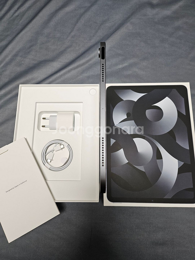 아이패드 에어5 M1 스페이스그레이 박풀 S급--3