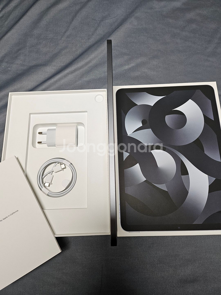 아이패드 에어5 M1 스페이스그레이 박풀 S급--2