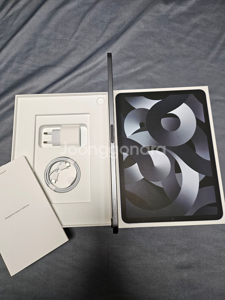 아이패드 에어5 M1 스페이스그레이 박풀 S급--4