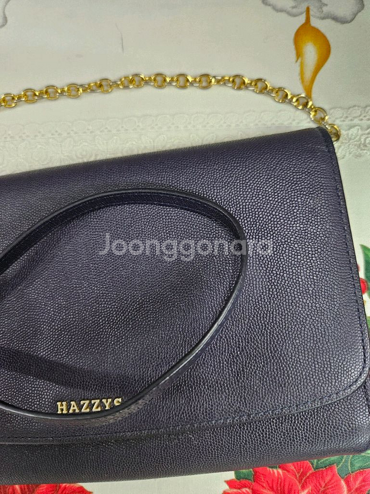 헤지스 체인크로스백 겸 클러치백--6