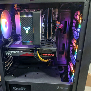 [2달사용주연컴] 7500F B650M 16G RTX4060TI M.2 512G 윈11정품 컴퓨터 팝니다