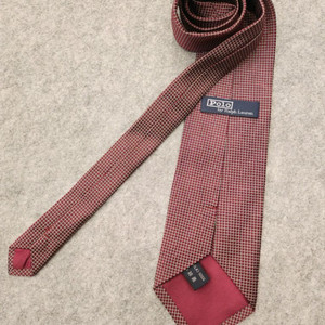 폴로 랄프로렌 버건디 실크넥타이