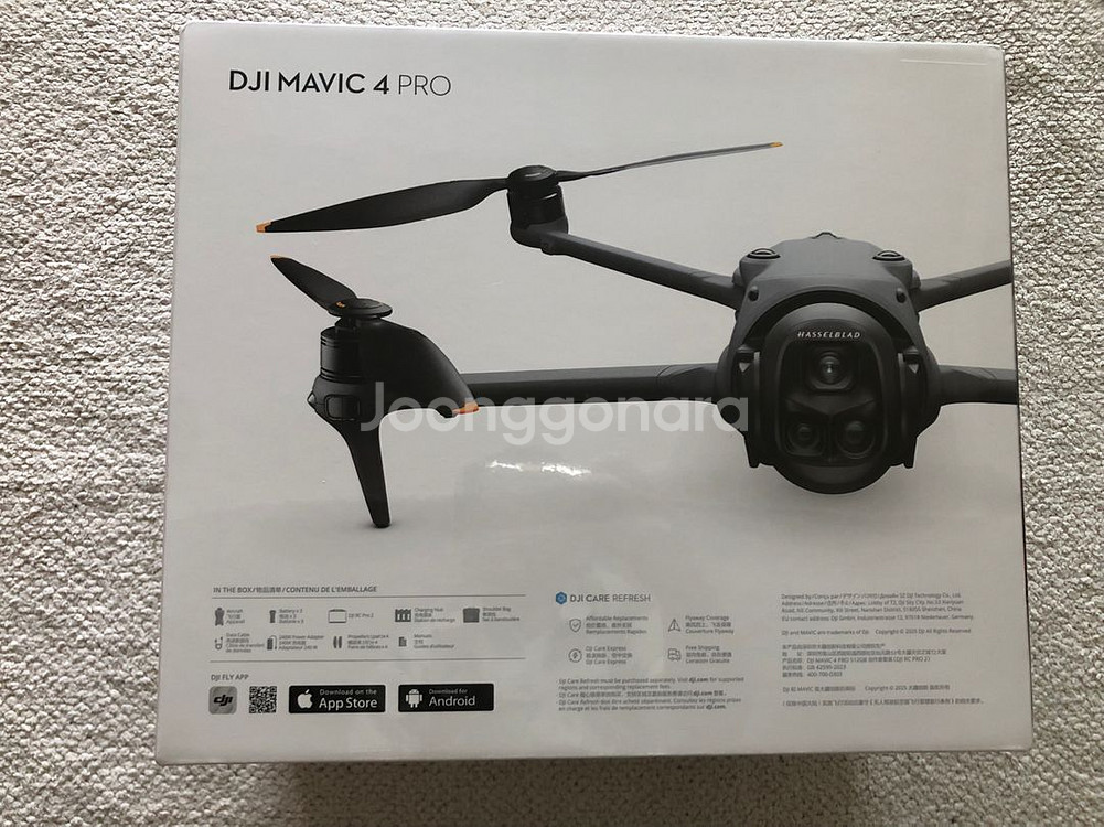 미개봉 DJI Mavic 4 Pro 512GB Creator Combo (DJI RC Pro 2)(KR) 팝니다--1