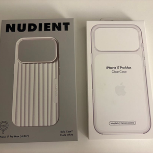 아이폰17프로맥스 누디언트케이스+정품케이스