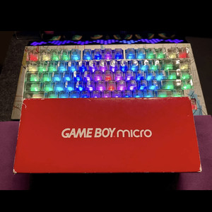 닌텐도 정품 게임보이 미크로 gbm gba gbc 대원정발 레드 한정판 이미지