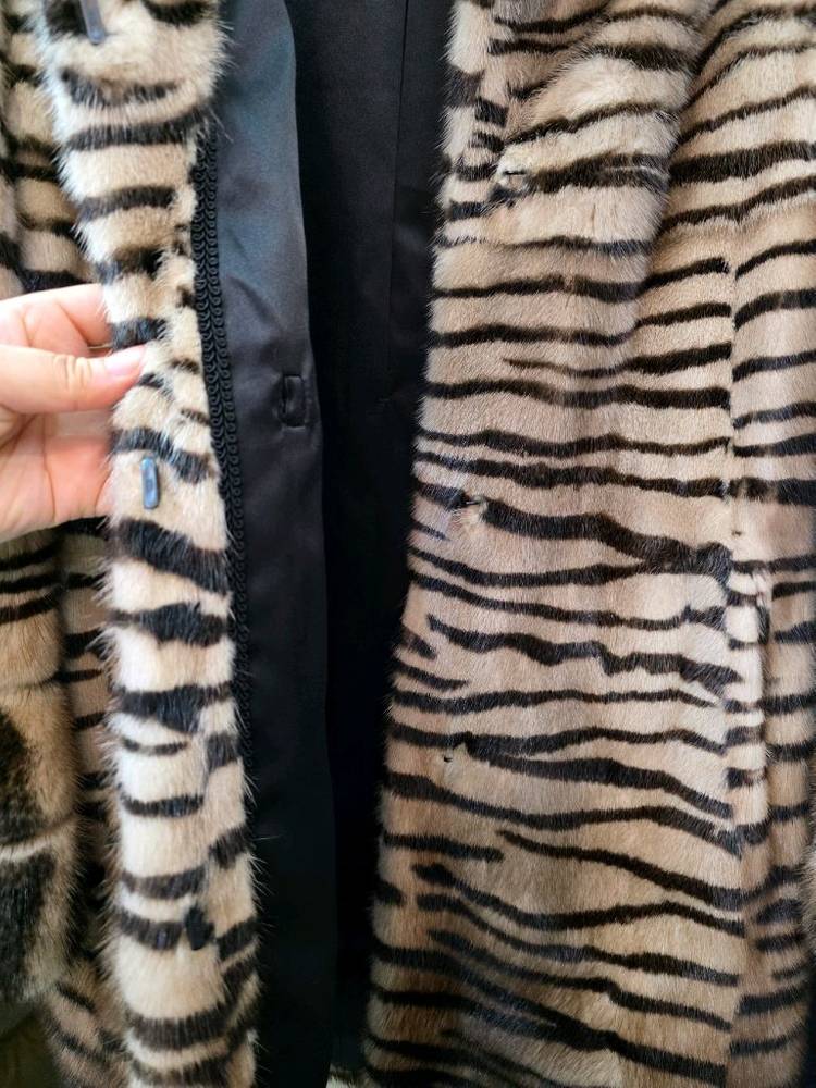 세일 최고급 진도모피 휘메일 밍크코트--5