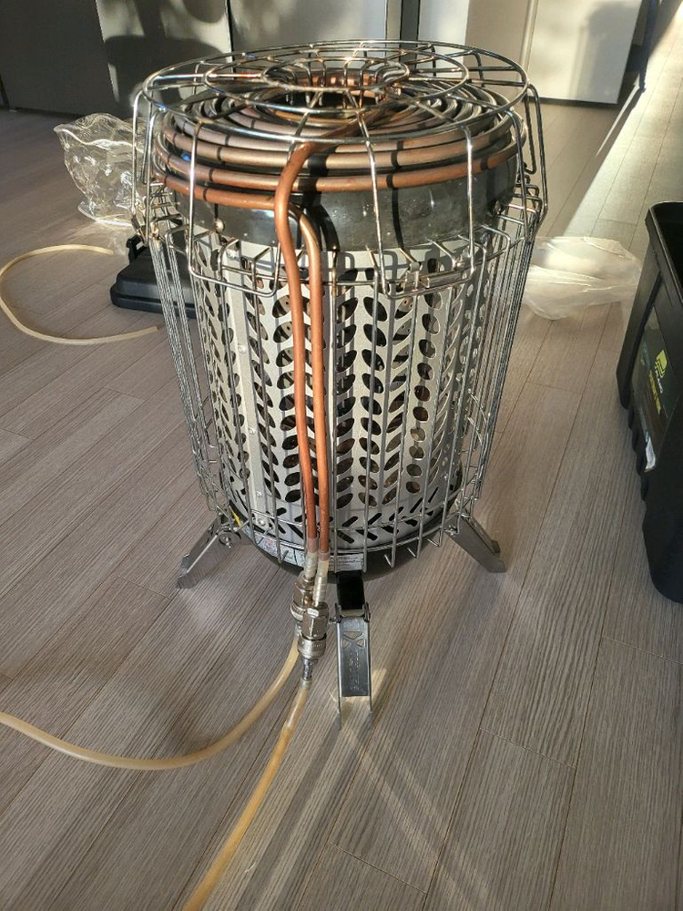 코베아 기가썬 가스난로 및 자작 온수보일러 이미지