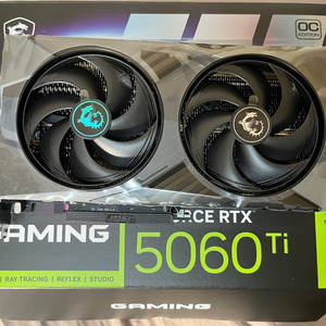 MSI RTX5060TI 트윈프로져 8GB 단순개봉
