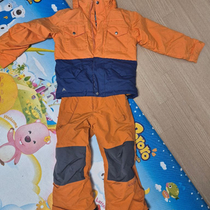 버튼 아동 보드복 세트 XS