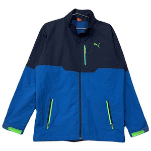 푸마 블루 로고 기능성 바람막이 XL