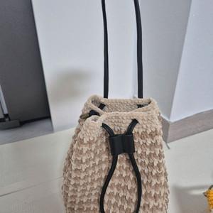 핸드메이드 털실 복조리 가방(새제품)