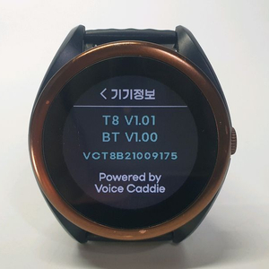 보이스캐디 T8 골프워치 블랙