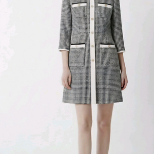 주크 트위드 원피스 55사이즈