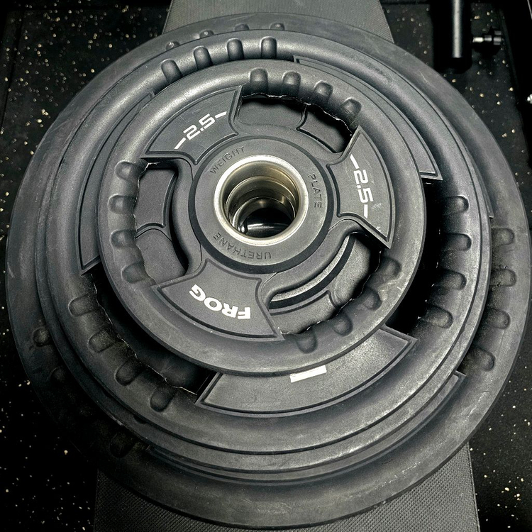 중량 벨트 + 우레탄 중량 원판 37.5kg (플러그 피트니스 제트 블랙)--2