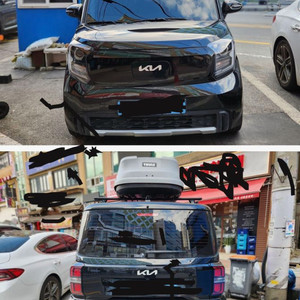 툴레 루프박스 + 유일 가로바 (레이 전용)