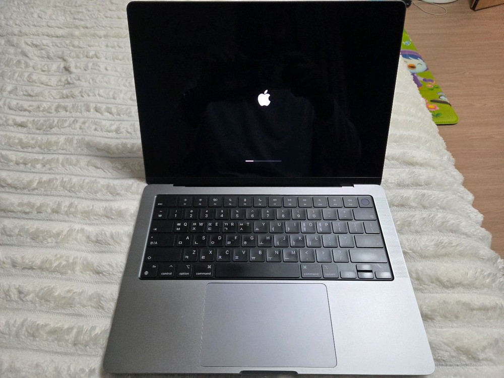 맥북프로 M1 14인치 16G 512G 스그 풀박--1