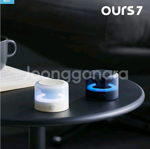 아워스7 휴대용 미니 블루투스 스피커 맥세이프 OSPA1 아이보리 미개봉 새상품 판매합니다.--1