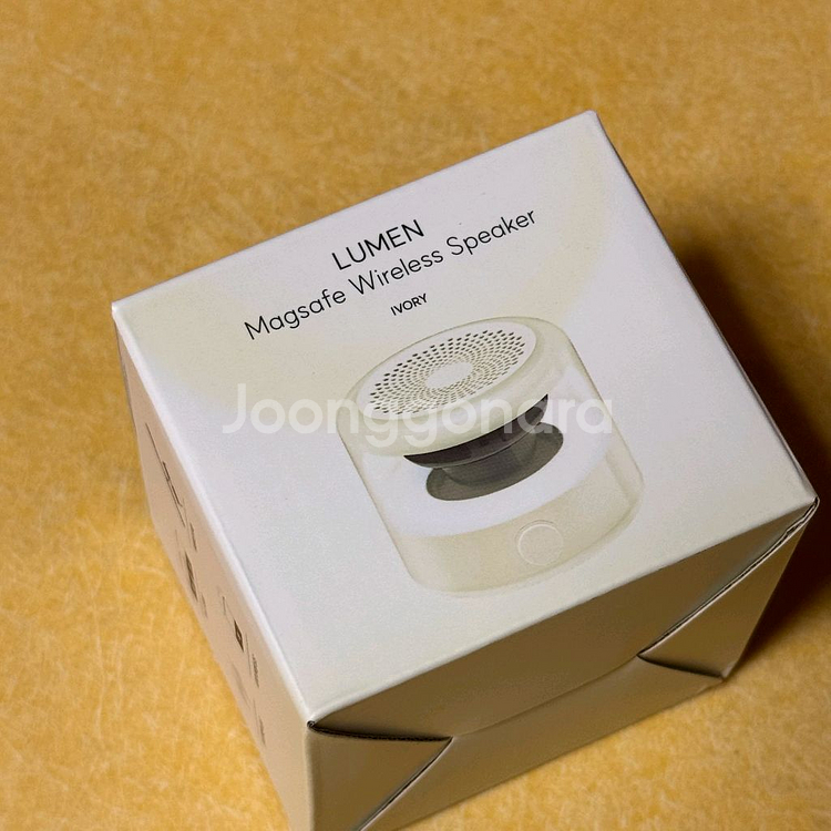 아워스7 휴대용 미니 블루투스 스피커 맥세이프 OSPA1 아이보리 미개봉 새상품 판매합니다.--3