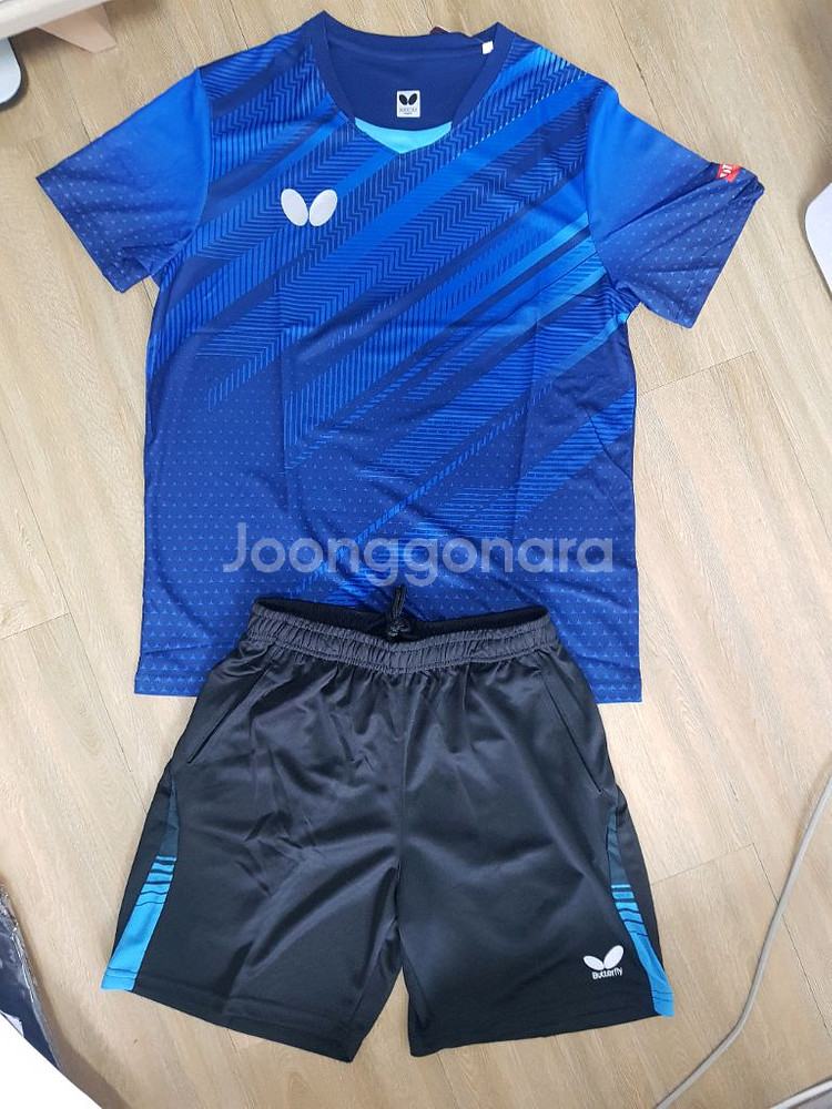 버터플라이 운동복 탁구복 탁구유니폼 상하의 한벌세트 판매--0