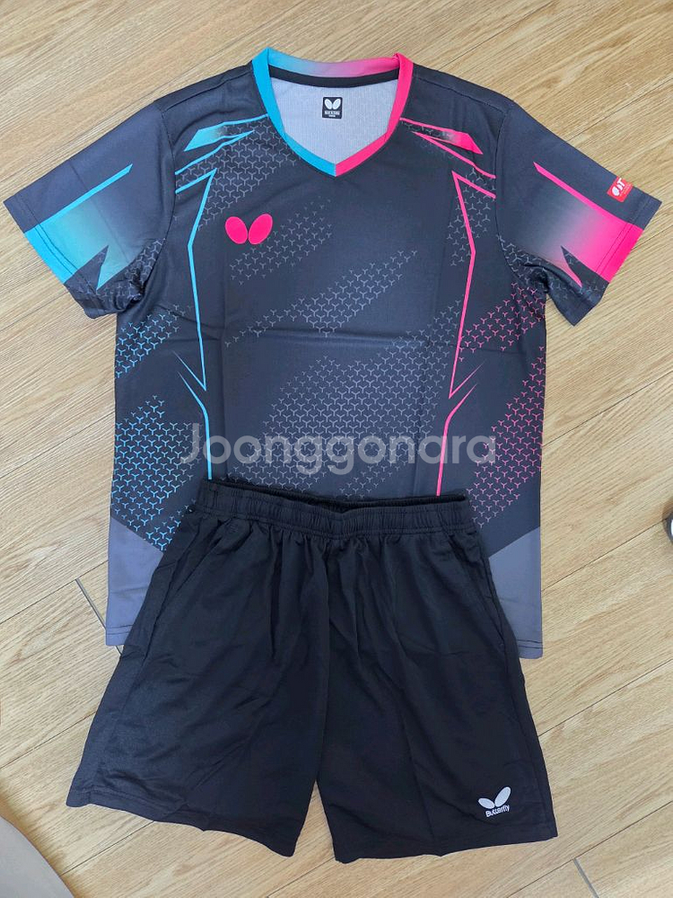 버터플라이 운동복 탁구복 탁구유니폼 상하의 한벌세트 판매--5