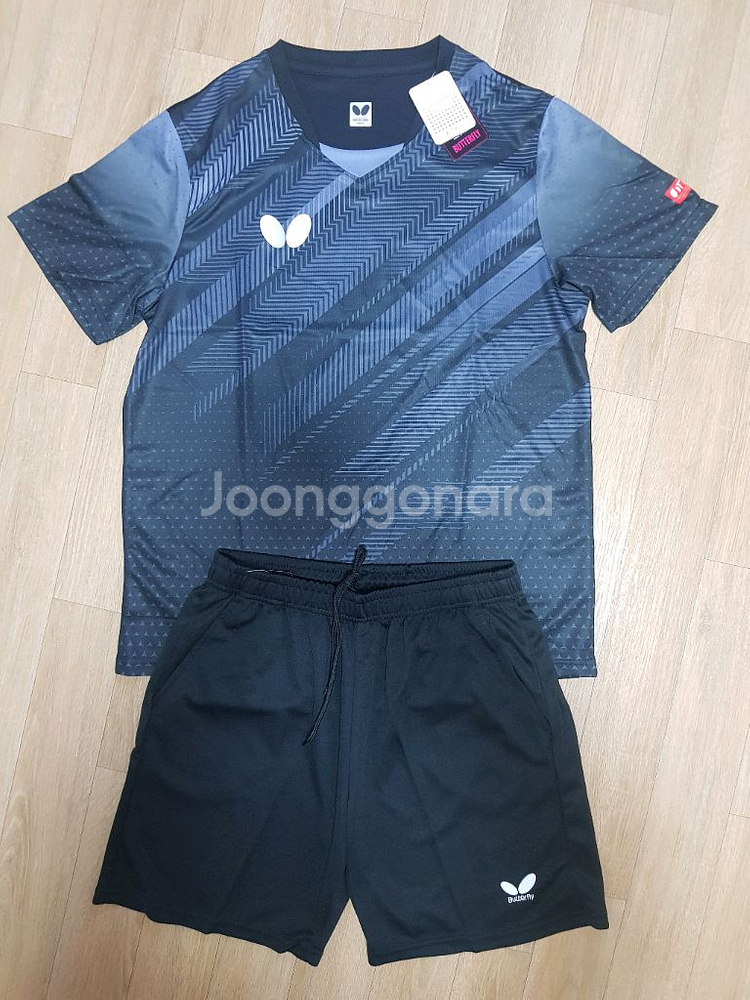 버터플라이 운동복 탁구복 탁구유니폼 상하의 한벌세트 판매--6