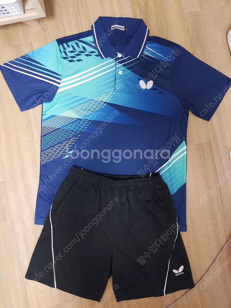 버터플라이 운동복 탁구복 탁구유니폼 상하의 한벌세트 판매--8