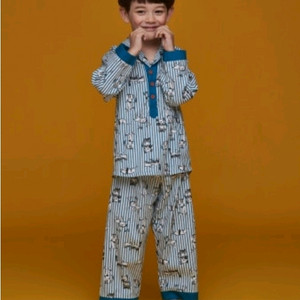 첨이첨이 남아직물잠옷상하 80호 11~12세용 새상품