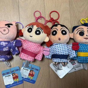 (새상품)짱구키링(유카타,기모노ver.) 4개세트 이미지