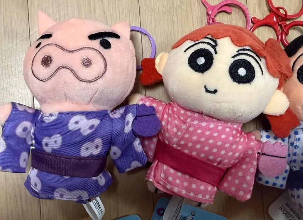 (새상품)짱구키링(유카타,기모노ver.) 4개세트 이미지