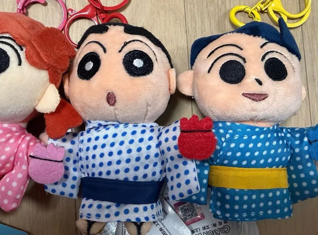 (새상품)짱구키링(유카타,기모노ver.) 4개세트 이미지