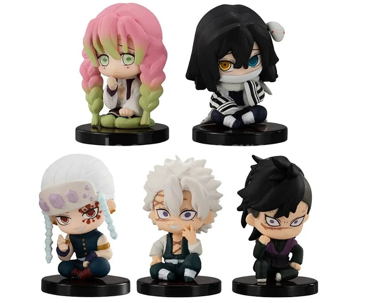 귀멸의 칼날 스와라세타이 3탄 피규어 오바나이 미츠리 텐겐 사네미 겐야--1