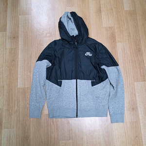 (택포)나이키 블랙/그레이 후드 집업 남 100