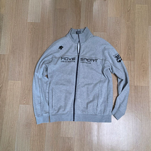 (택포)데상트 무브 스포츠 회색 집업 자켓 남 95