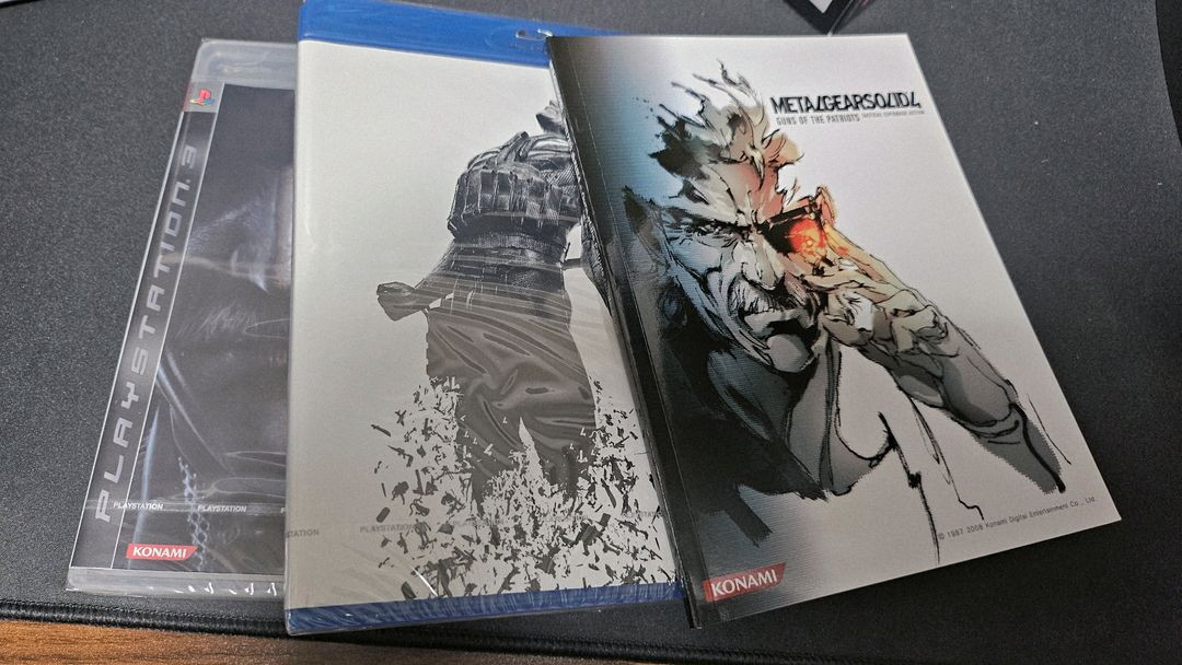 플레이스테이션3 PS3 메탈기어솔리드 하가네 에디션 본체 박스셋 + 메탈기어솔리드4 한정판 신품 + 플레이용 + 덤--6