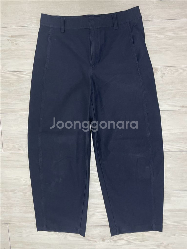 유니클로 저지배럴레그팬츠 네이비 XL--0