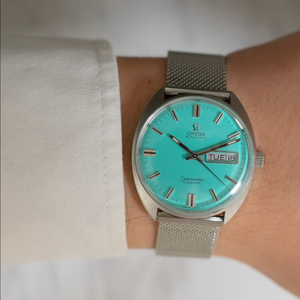 오메가 씨마스터 코스믹 티파니블루 오토매틱 빈티지 시계 이미지