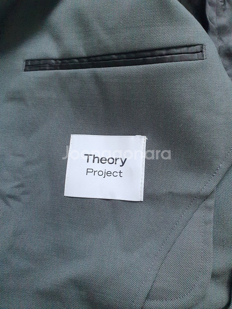 (새상품) 띠어리 23fw 프로젝트 울 개버딘 자켓 팬츠 셋업--3