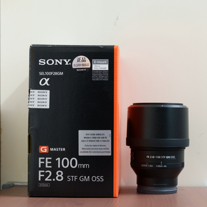 소니 FE 100mm F2.8 GM OSS 렌즈